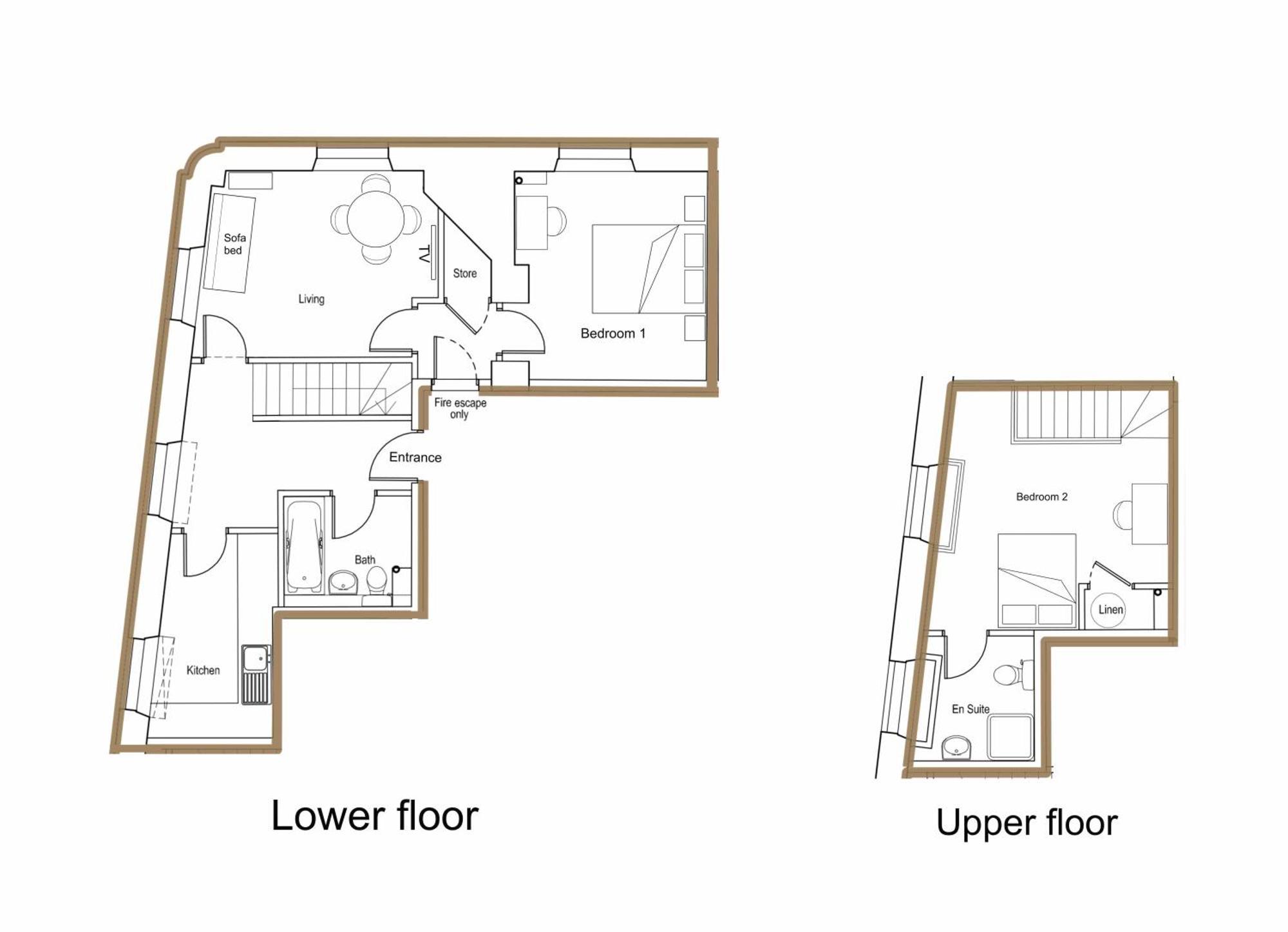 Duplex 2-bedroom In Centre *
